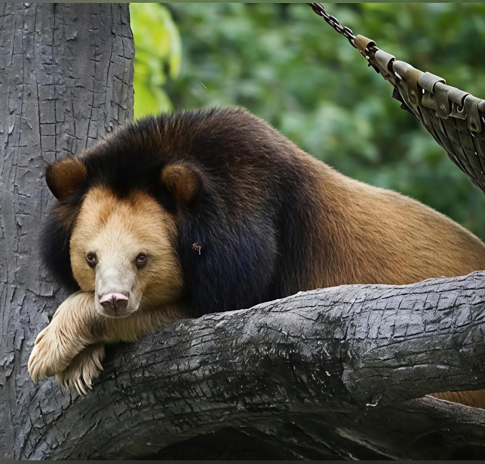 Fenomena Beruang Bulan Emas Langka dari Asia.