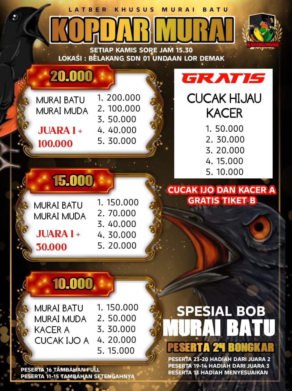 KOPDAR MURAI (LATBER)