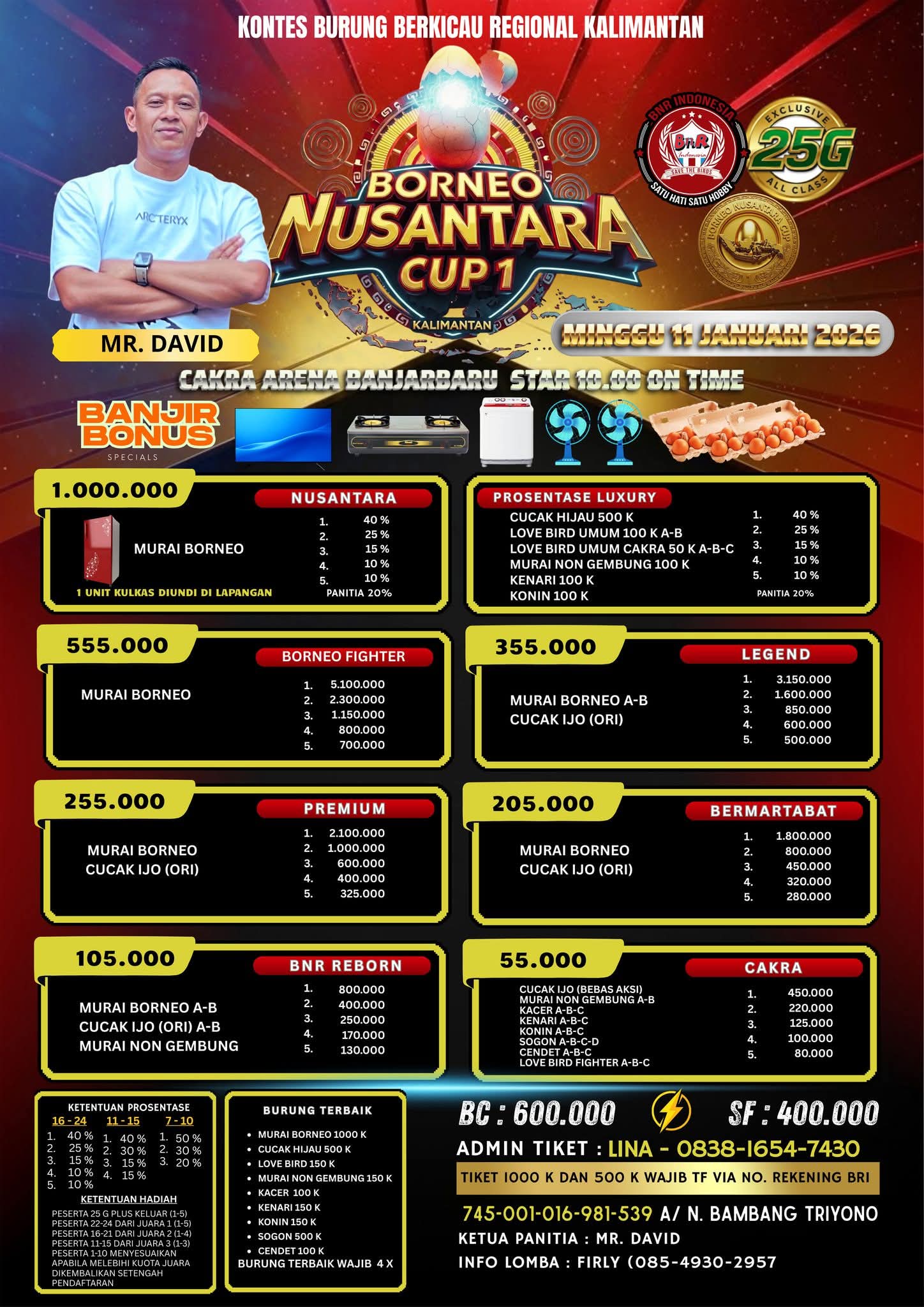 BORNEO NUSANTARA CUP 1 (LATPRES)