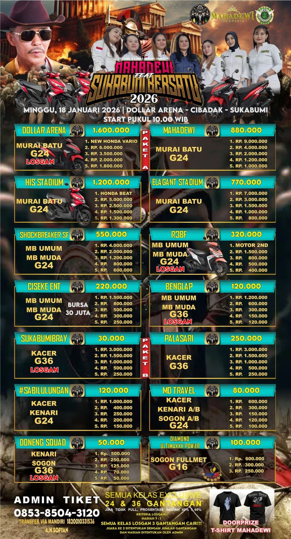 MAHADEWI FEAT SUKABUMI BERSATU (LATPRES)