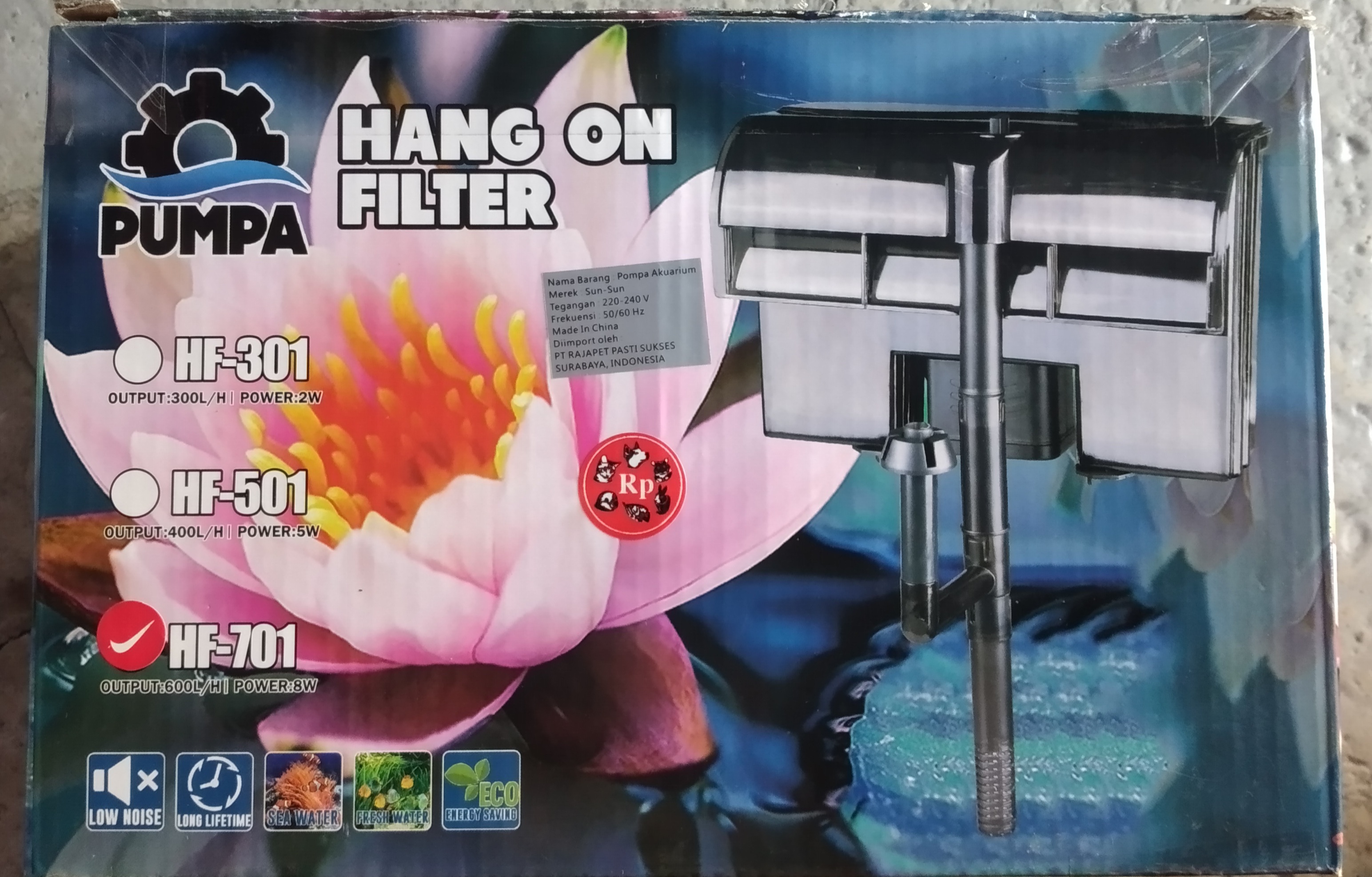 PUMPA HF 701 FILTER SAMPING