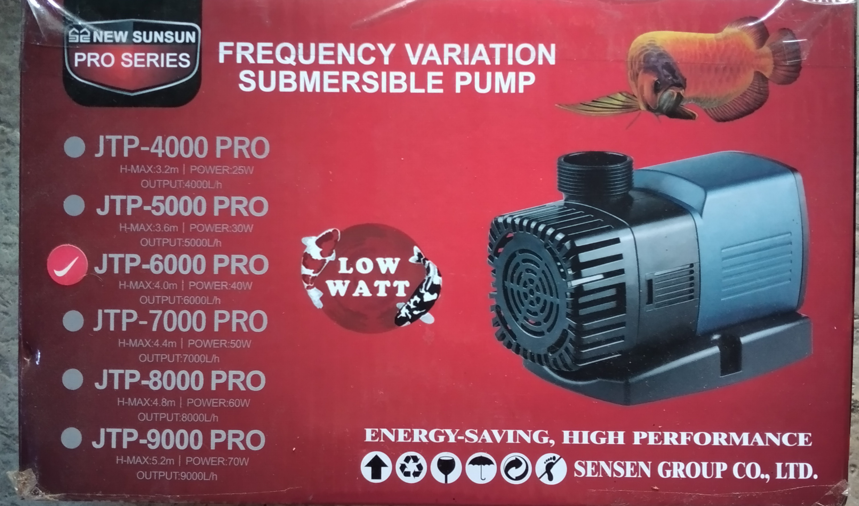 SUN SUN JQP 6.000 Filter aquarium